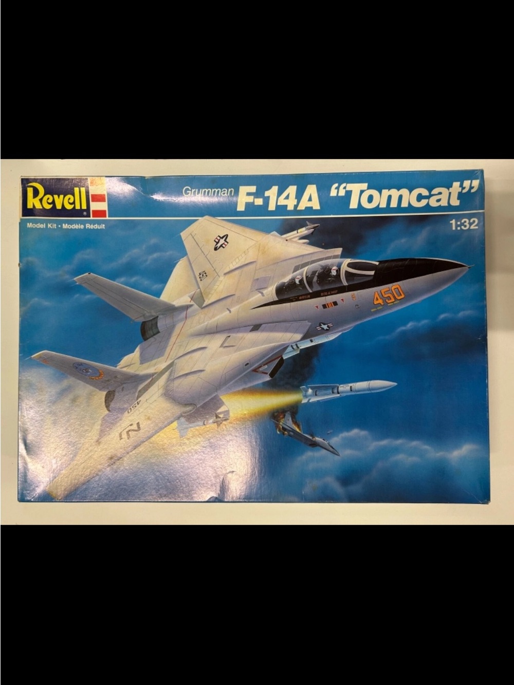 Vintage NIB Revell Grumman F-14A Tomcat 1/32 Scale - New Old Stock